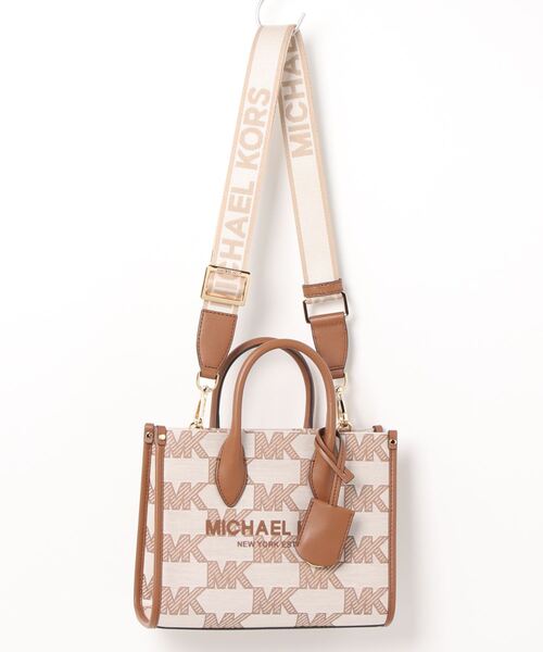 「MICHAEL KORS」 2WAYバッグ FREE ベージュ レディース_画像4