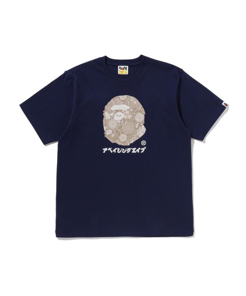 A BATHING APE（アベイシングエイプ） tシャツ JAPANESE INDIGO ART