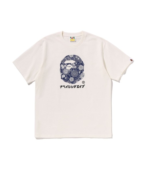 A BATHING APE（アベイシングエイプ） tシャツ JAPANESE INDIGO ART
