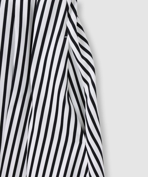 シャツワンピース 「LOULOU WILLOUGHBY」タックパフシャツワンピースの画像