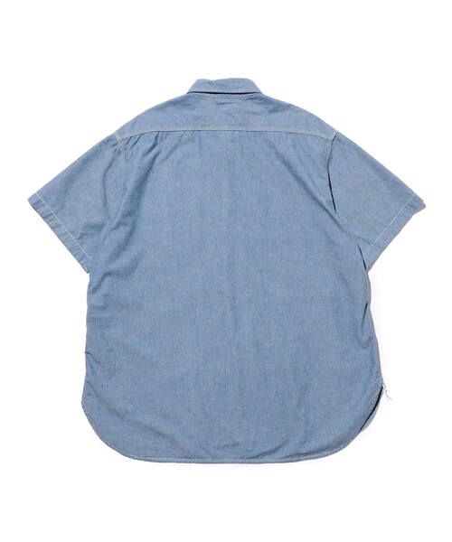 BEAMS+（ビームスプラス） シャツ WORK Indigo Chambray メンズ