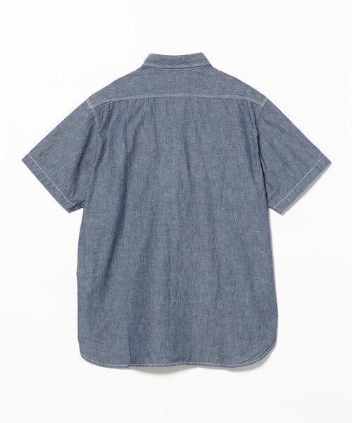 BEAMS+（ビームスプラス） シャツ WORK Indigo Chambray メンズ