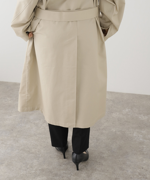 トレンチコート コート 「UMARMUNG/ウンマームン」CONVERTIBLE COLLAR OVERSIZED TRENCH COAT レディースの画像