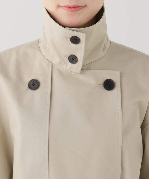 トレンチコート コート 「UMARMUNG/ウンマームン」CONVERTIBLE COLLAR OVERSIZED TRENCH COAT レディースの画像