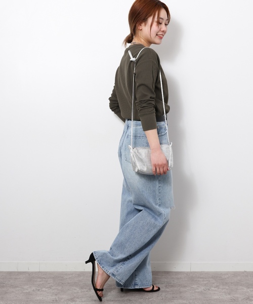「JOURNAL STANDARD relume」 長袖カットソー FREE チャコールグレー レディース_画像4