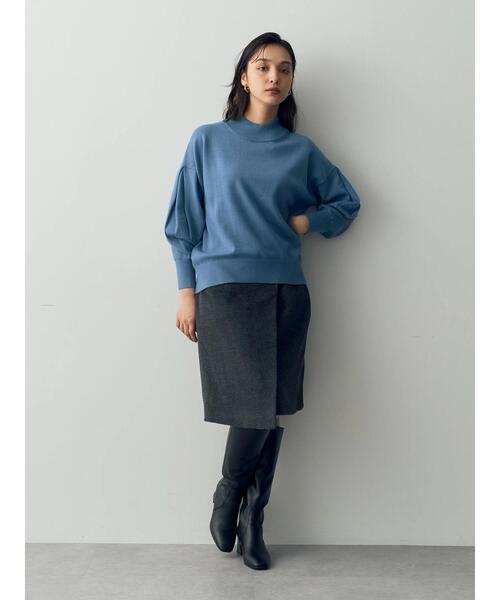 「YECCA VECCA」 スカート S チャコールグレー レディース_画像2
