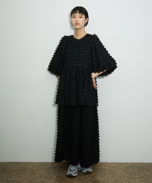 「ADAM ET ROPE'」 サロペットスカート 36 ブルー系その他4 レディースの画像