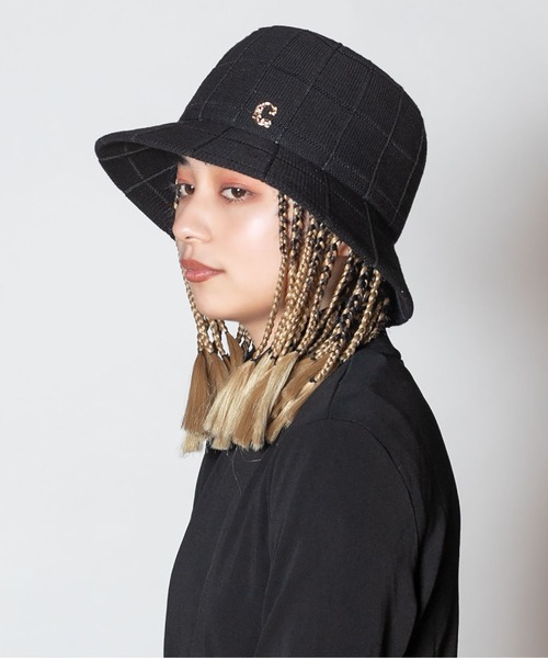「CA4LA」 ハット ONESIZE ベージュ レディース_画像7