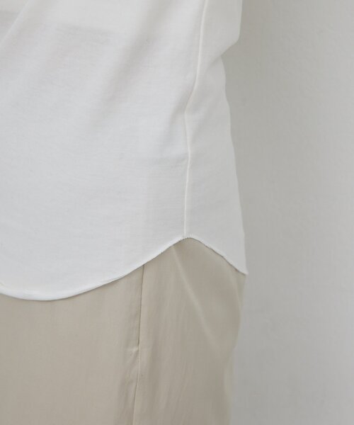 tシャツ 「2WAY」ハーフスリーブカットソー レディースの画像