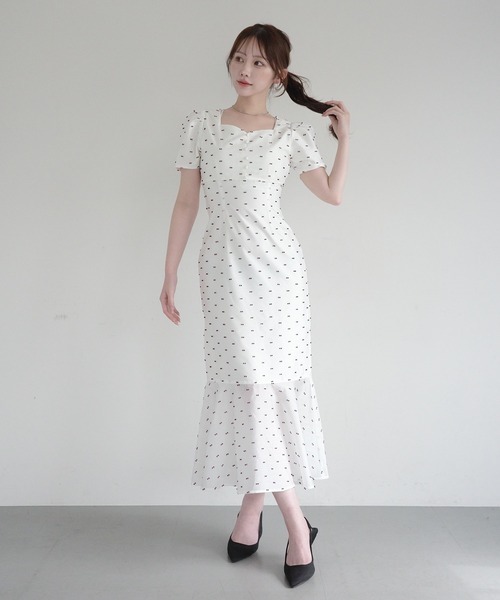 EIMY ISTOIRE（エイミーイストワール） ワンピース 半袖 CAMILLE DOT 