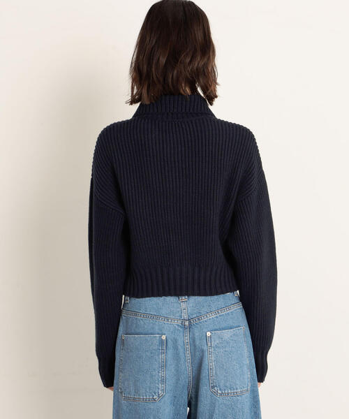 MACPHEE（マカフィー） ニットカーディガン S ネイビー レディース