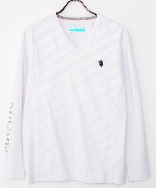 「VIOLA」 長袖Tシャツ X-LARGE オフホワイト メンズ_画像8