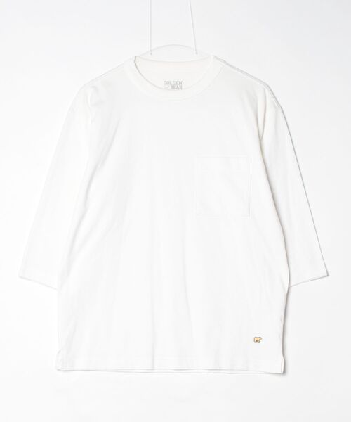 Golden Bear（ゴールデンベア） 7分袖Tシャツ M ホワイト メンズ