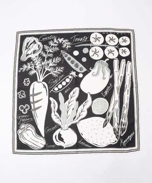 manipuri（マニプリ） スカーフ バンダナ manipuri VEGETABLES シルク