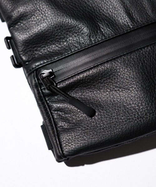 ポーチ BAGJACK / バッグジャック SQUARE POUCH ELK NAPPA ナッパレザー スクエアポーチ メンズ レディースの画像
