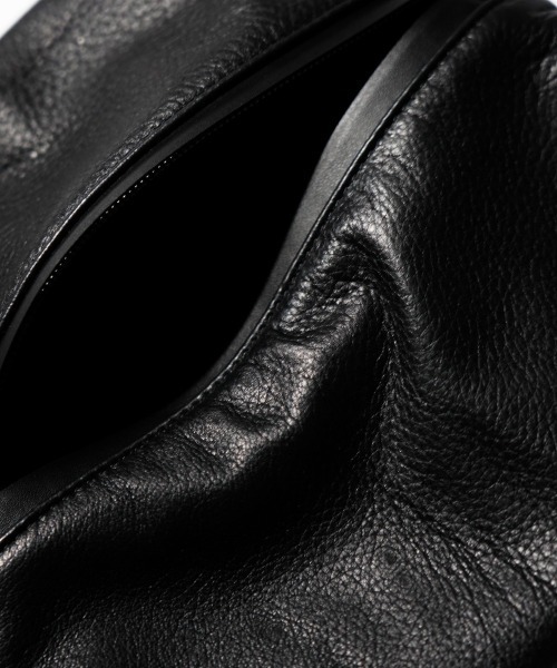 ポーチ BAGJACK / バッグジャック SQUARE POUCH ELK NAPPA ナッパレザー スクエアポーチ メンズ レディースの画像