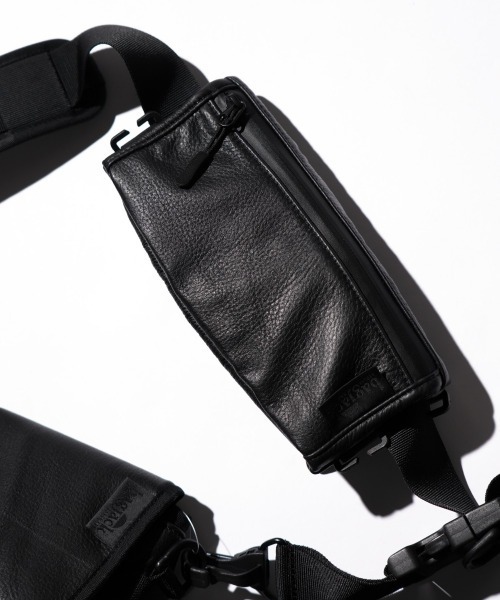 ポーチ BAGJACK / バッグジャック SQUARE POUCH ELK NAPPA ナッパレザー スクエアポーチ メンズ レディースの画像