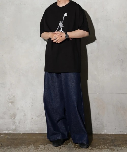 tシャツ THRIFTY LOOK スリフティールック/JUMP SKULL CREW SS TEE メンズ レディースの画像