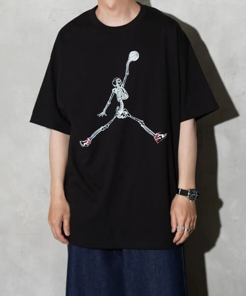 tシャツ THRIFTY LOOK スリフティールック/JUMP SKULL CREW SS TEE メンズ レディースの画像