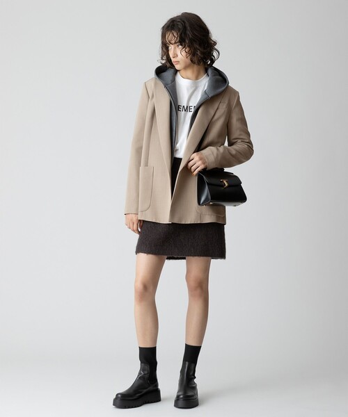 「allureville」 長袖カットソー 2 タン レディース_画像8