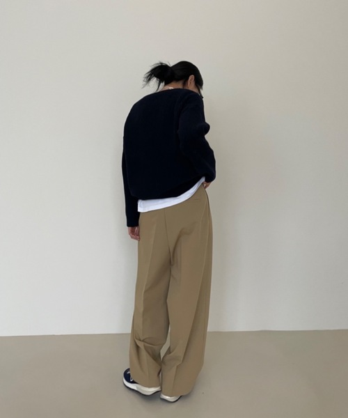 「Didot.showroom」 スラックス X-SMALL スモークグレー レディース_画像3