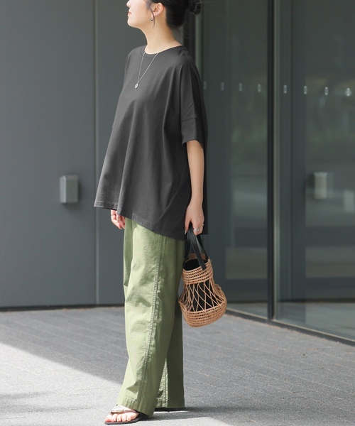「JOURNAL STANDARD relume」 半袖Tシャツ FREE ブラック レディース_画像4