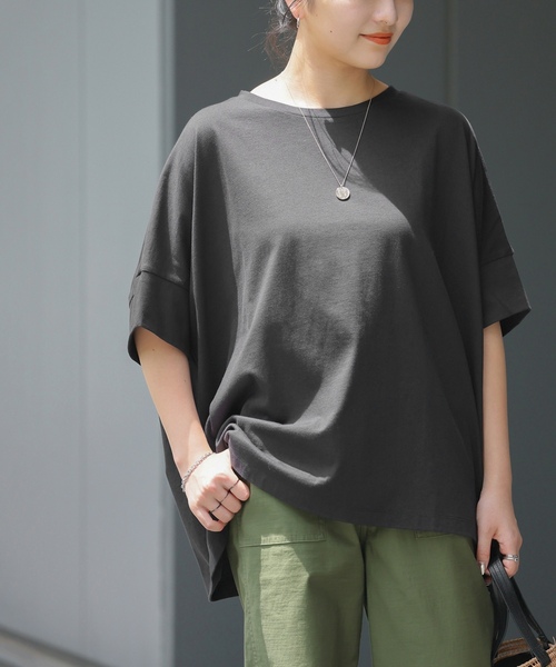 「JOURNAL STANDARD relume」 半袖Tシャツ FREE ブラック レディース_画像6