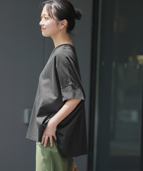 「JOURNAL STANDARD relume」 半袖Tシャツ FREE ブラック レディース_画像7