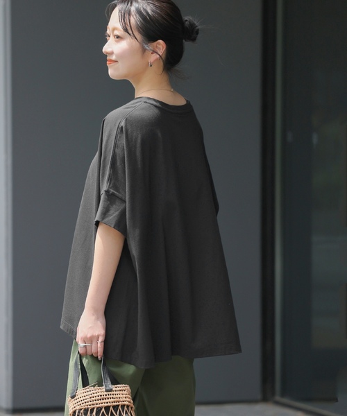 「JOURNAL STANDARD relume」 半袖Tシャツ FREE ブラック レディース_画像8
