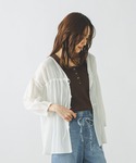 「GLOBAL WORK」 7分袖ブラウス L...の詳細画像4
