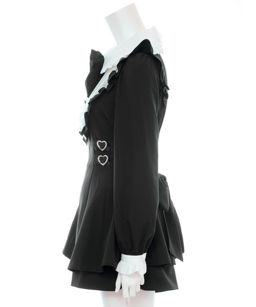 「Secret Honey」 セットアップ MEDIUM ブラックミックス レディース_画像3
