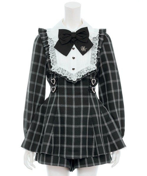 「Secret Honey」 セットアップ MEDIUM ブラックミックス レディース_画像6