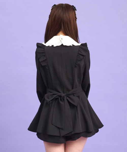 「Secret Honey」 セットアップ MEDIUM ブラックミックス レディース_画像8