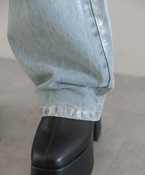 「PAGEBOY」 デニムパンツ 27inch ブルー レディース_画像8
