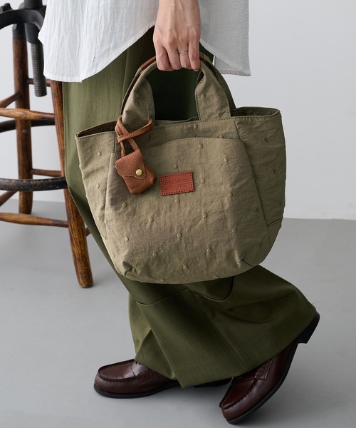 toleur（トーラ） トートバッグ ミニ 「toleur」ミニドット刺繍トート