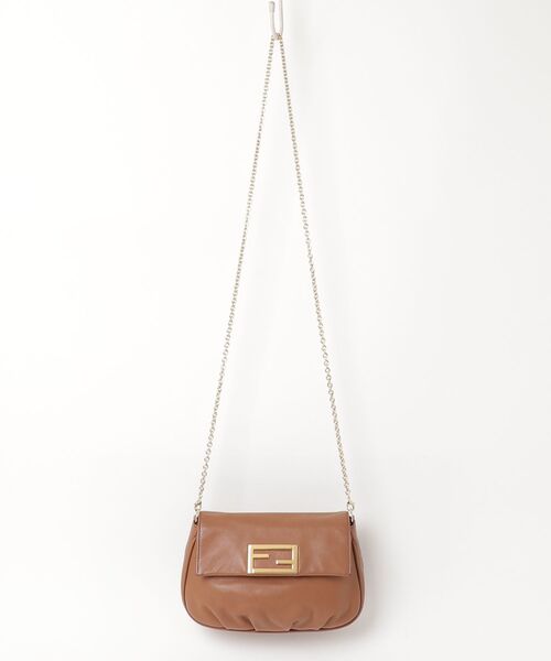 FENDI（フェンディ） チェーン ショルダーバッグ - ブラウン