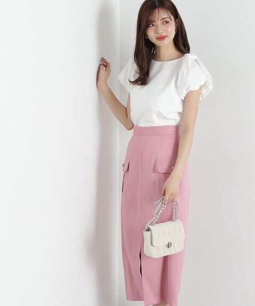 「PROPORTION BODY DRESSING」 半袖ブラウス MEDIUM ホワイト系その他 レディース_画像7