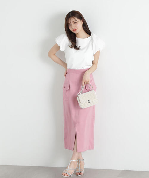 「PROPORTION BODY DRESSING」 半袖ブラウス MEDIUM ホワイト系その他 レディース_画像8