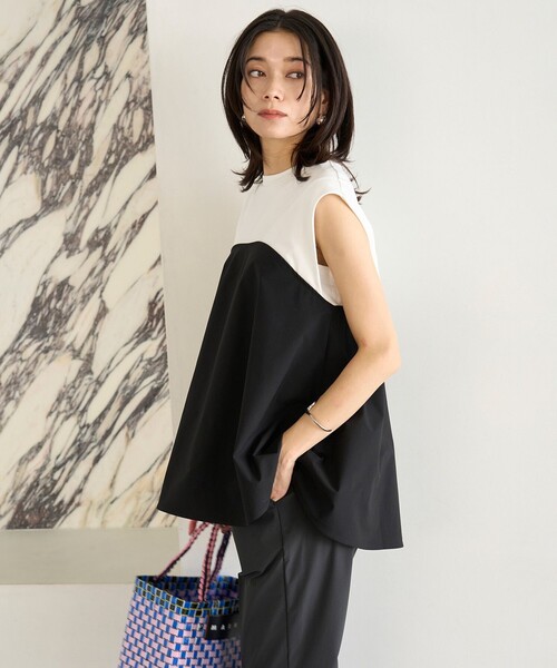 「UNFILO」 ノースリーブトップス SMALL ブラック レディース_画像5