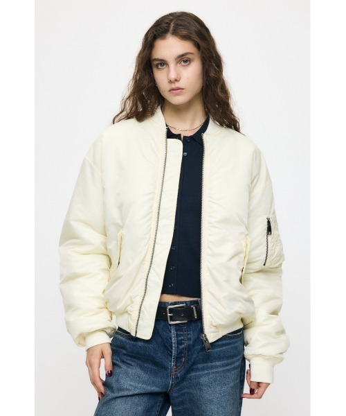MOUSSY（マウジー） ブルゾン アウター 「26年AW新作」GATHER NYLON MA