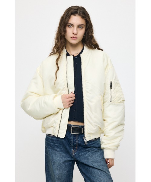 MOUSSY（マウジー） ブルゾン アウター 「26年AW新作」GATHER NYLON MA