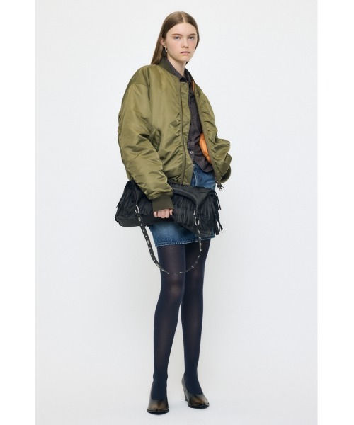 MOUSSY（マウジー） ブルゾン アウター 「26年AW新作」GATHER NYLON MA