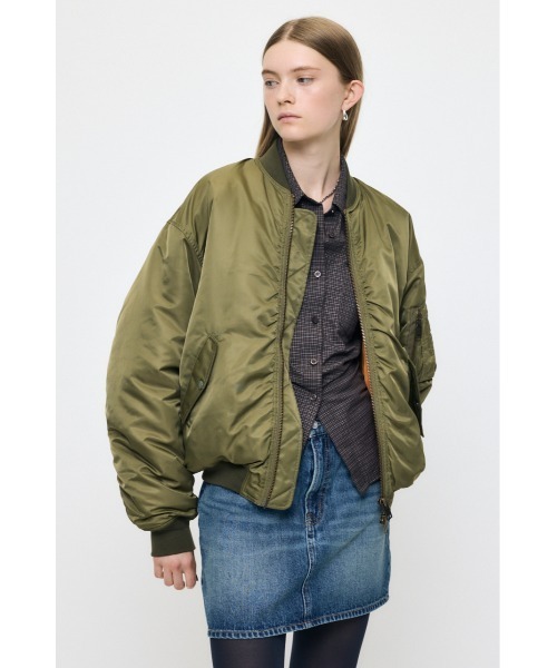 MOUSSY（マウジー） ブルゾン アウター 「26年AW新作」GATHER NYLON MA