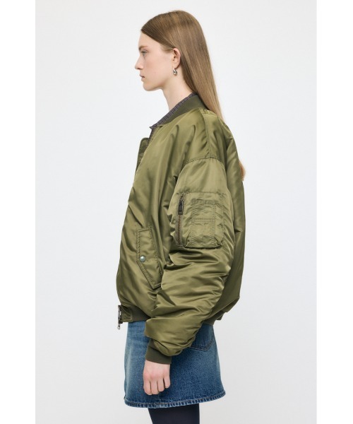MOUSSY（マウジー） ブルゾン アウター 「26年AW新作」GATHER NYLON MA