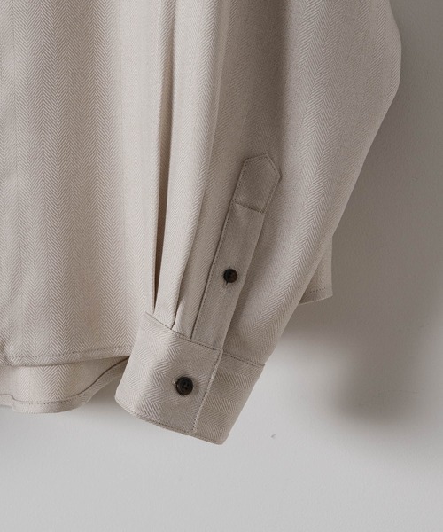 「Casper John」 長袖シャツ LARGE アイボリー メンズ_画像7