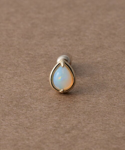 ete bijoux（エテ ビジュー） ピアス 「ピース」 K10YG オパール