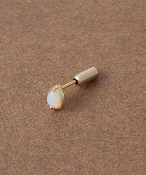 ete bijoux（エテ ビジュー） ピアス 「ピース」 K10YG オパール