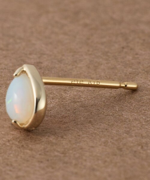 歩*様 ete ピアス　オパール ete bijoux（エテ ビジュー） ピアス 「ピース」 K10YG オパール