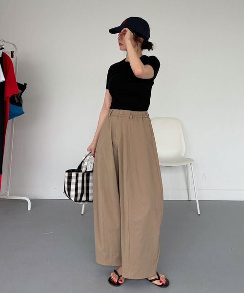 CHERI since1985 ワイドパンツ チノパン イージーカーブワイドパンツ