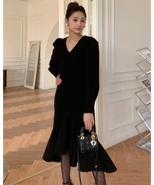 ワンピース BIRTHDAY BASH FLOCKY PEPLUM DSESS BIRTHDAY BASH（バースデーバッシュ） ワンピース PEPLUM FISHTAIL